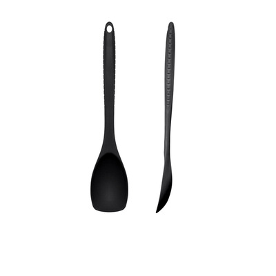 Black Silicone Spoon